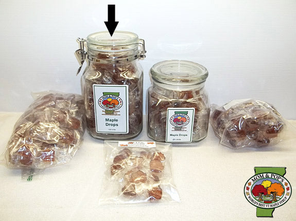 Maple Drops (Hard Candy), JAR, 100 pcs
