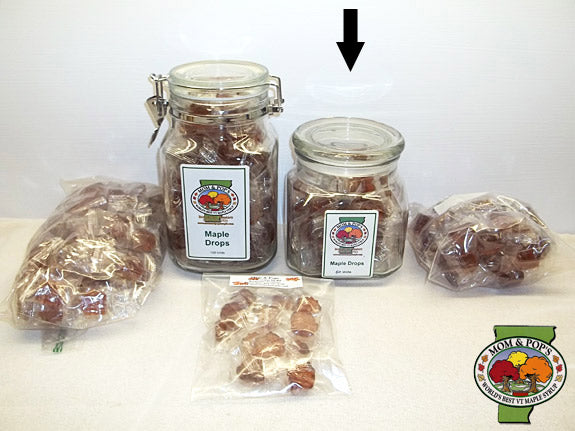 Maple Drops (Hard Candy), JAR, 50 pcs