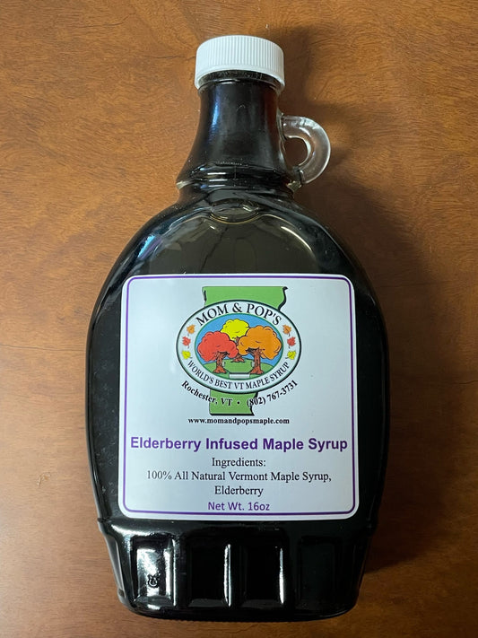 Elderberry Infused Maple Syrup