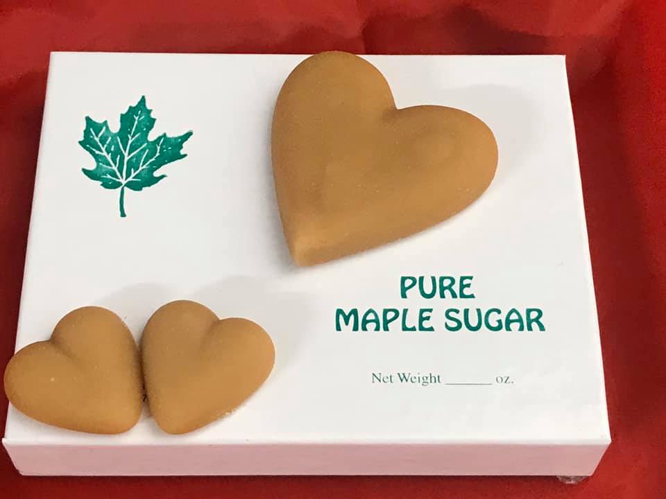 Heart Shaped Maple Candy-Large